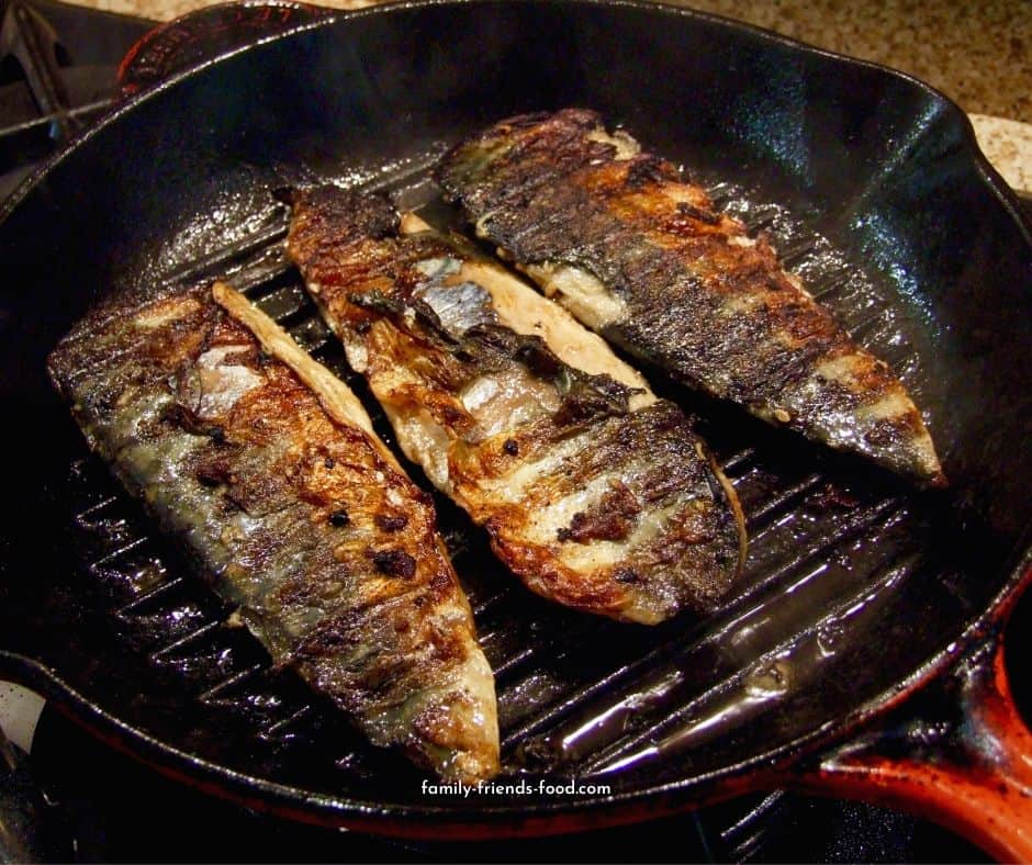 Grilled Mackerel Steak